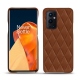 Custodia in pelle OnePlus 9 Pro - Marron - Couture ( Nappa - Pantone 1615C ) 