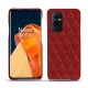 OnePlus 9 Pro leather cover - Tomate - Couture ( Pantone 187C ) 