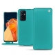 Housse cuir OnePlus 9 Pro - Bleu fluo