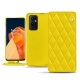 Custodia in pelle OnePlus 9 Pro - Jaune fluo - Couture
