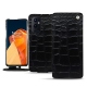 Custodia in pelle OnePlus 9 Pro - Crocodile nero