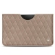 Pochette cuir Samsung Galaxy Tab S8+ - Taupe vintage - Couture