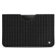 Samsung Galaxy Tab S8+ leather pouch - Abaca nero