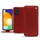 Samsung Galaxy A52 leather case - Tomate ( Pantone 187C ) 