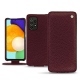 Housse cuir Samsung Galaxy A52 - Lie de vin ( Pantone 5115C ) 