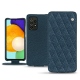 Custodia in pelle Samsung Galaxy A52 - Indigo - Couture ( Pantone 303U ) 