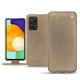 Samsung Galaxy A52 leather case - Taupe vintage ( Pantone 7530C ) 
