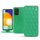 Housse cuir Samsung Galaxy A52 - Menthe vintage - Couture