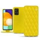 Capa em pele Samsung Galaxy A52 - Jaune fluo - Couture