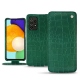 Capa em pele Samsung Galaxy A52 - Crocodile pino
