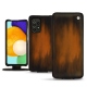 硬质真皮保护套 Samsung Galaxy A52 - Marron Patine