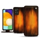 Capa em pele Samsung Galaxy A52 - Fauve Patine