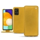 Samsung Galaxy A52 leather case - Jaune soulèu