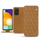 Housse cuir Samsung Galaxy A52 - Castan esparciate - Couture