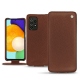 Lederschutzhülle Samsung Galaxy A52 - Marron délicat