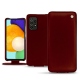 Samsung Galaxy A52 leather case - Rouge Veggie