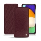Samsung Galaxy A52 leather case - Lie de vin ( Pantone 5115C ) 