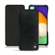 Samsung Galaxy A52 leather case - Dark vintage ( Roughtcut - Black#5256 ) 