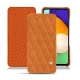 Housse cuir Samsung Galaxy A52 - Mandarine vintage - Couture