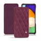 Samsung Galaxy A52 leather case - Prune vintage - Couture
