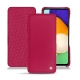 Samsung Galaxy A52 leather case - Rose fluo