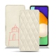 Capa em pele Samsung Galaxy A52 - Blanc escumo - Couture