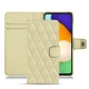 硬质真皮保护套 Samsung Galaxy A52 - Beige - Couture ( Nappa - Pantone 7502C ) 