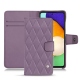 Capa em pele Samsung Galaxy A52 - Lilas - Couture ( Nappa - Pantone 2645U ) 