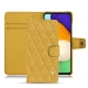 Lederschutzhülle Samsung Galaxy A52 - Mimosa - Couture ( Pantone 141C ) 