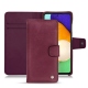Housse cuir Samsung Galaxy A52 - Prune vintage ( Pantone 512C ) 