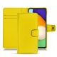Housse cuir Samsung Galaxy A52 - Jaune fluo