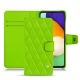 Funda de piel Samsung Galaxy A52 - Vert fluo - Couture