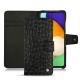Funda de piel Samsung Galaxy A52 - Autruche nero