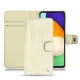 Housse cuir Samsung Galaxy A52 - Crocodile milk