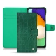 Capa em pele Samsung Galaxy A52 - Crocodile pino