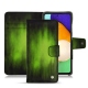 Housse cuir Samsung Galaxy A52 - Vert Patine