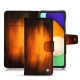 Housse cuir Samsung Galaxy A52 - Fauve Patine
