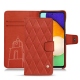 Capa em pele Samsung Galaxy A52 - Arange clouquié - Couture