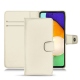 Samsung Galaxy A52 leather case - Blanc PU