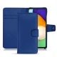 Housse cuir Samsung Galaxy A52 - Bleu océan PU