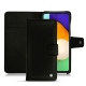 Samsung Galaxy A52 leather case - Noir Veggie
