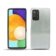 Custodia in pelle Samsung Galaxy A52 - Platinium ( Pantone 877C ) 