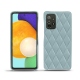 Samsung Galaxy A52 leather cover - Bleu ciel - Couture ( Nappa - Pantone 277C ) 