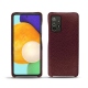 Samsung Galaxy A52 leather cover - Lie de vin ( Pantone 5115C ) 