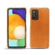 Coque cuir Samsung Galaxy A52 - Mandarine vintage ( Pantone 165C ) 