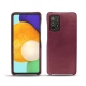 Samsung Galaxy A52 leather cover - Prune vintage ( Pantone 512C ) 