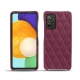 Samsung Galaxy A52 leather cover - Prune vintage - Couture