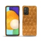 硬质真皮保护套 Samsung Galaxy A52 - Or Maïa - Couture