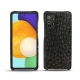 Lederschutzhülle Samsung Galaxy A52 - Autruche nero