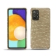Custodia in pelle Samsung Galaxy A52 - Autruche desert
